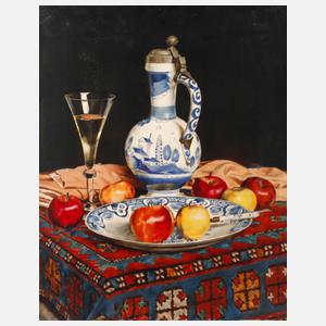 Franz Aumer, Stillleben mit Kasakteppich