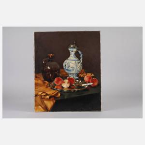 Franz Aumer, Stillleben mit Pfirsichen