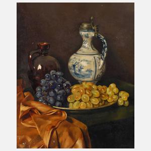 Franz Aumer, Stillleben mit Weintrauben