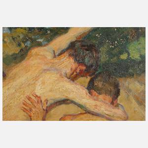 Prof. Max Bernuth, Ringende Jünglinge