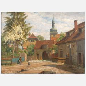 Otto Braune, ”Frühlingsmorgen im Städtchen”