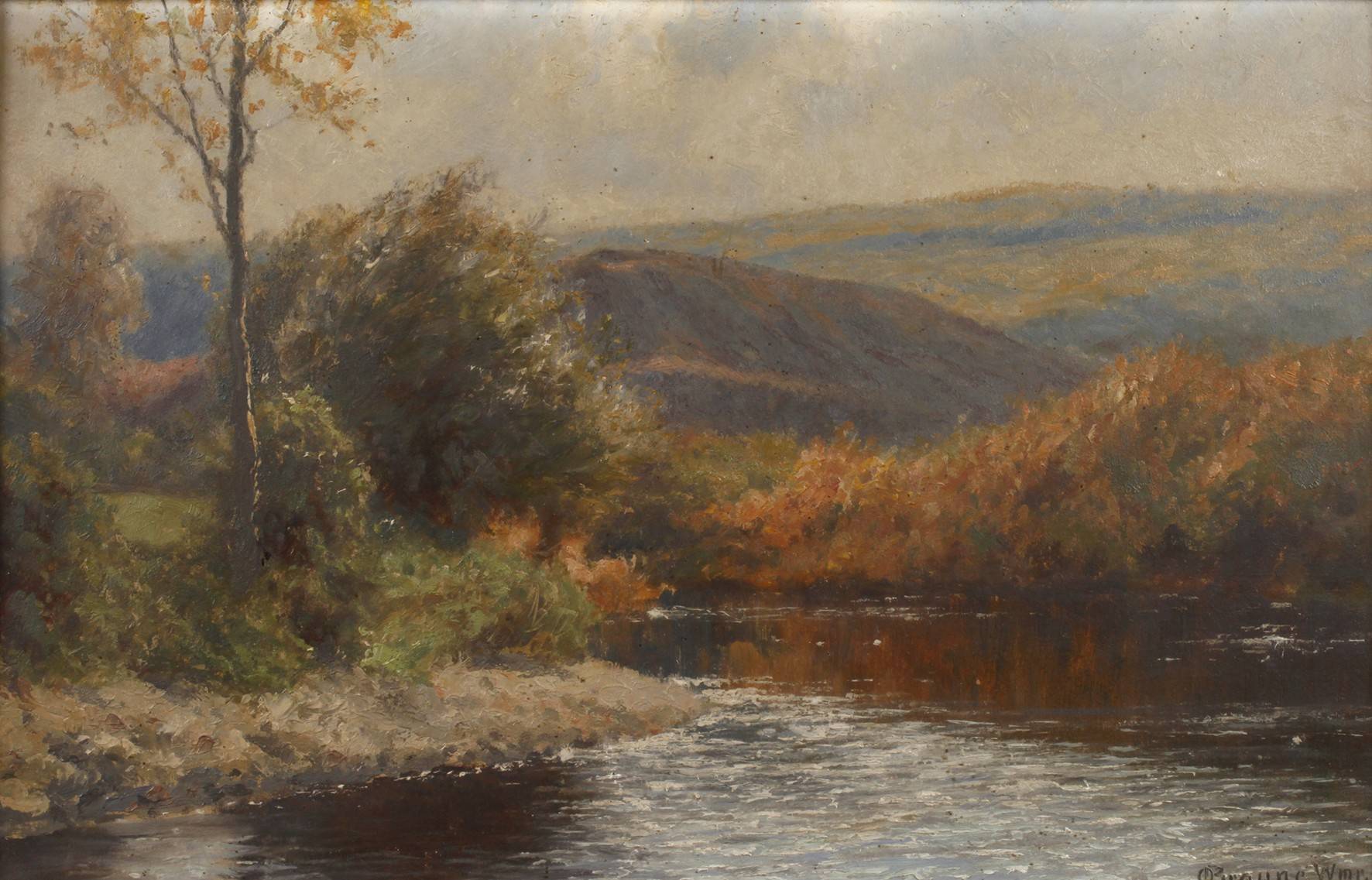 Otto Braune, Thüringer Flusslandschaft