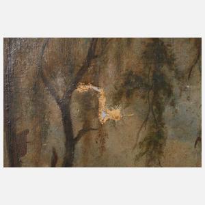 Robert Breiding, Bauernkate im Mondlicht