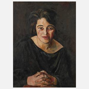 Erich Büttner, ”Dame in Schwarz 1923”