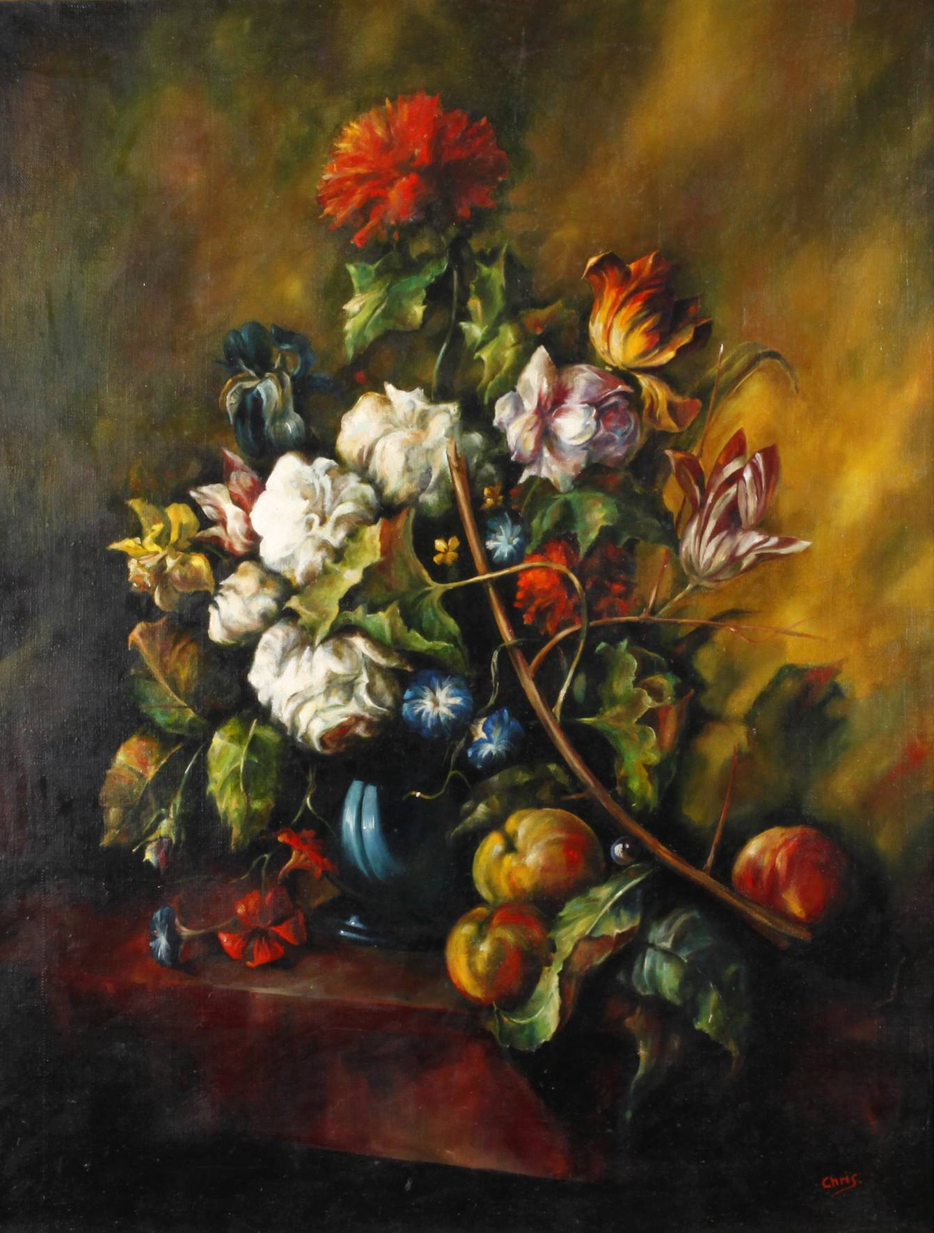 Chris, Blumenstillleben