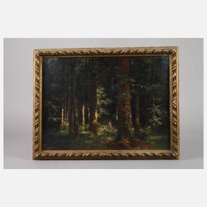 Anton Dieffenbach, Mädchen im Tannenwald