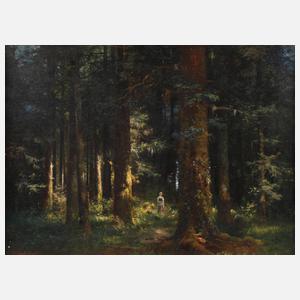 Anton Dieffenbach, Mädchen im Tannenwald