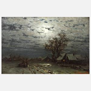 Prof. Louis Douzette, Mondscheinlandschaft