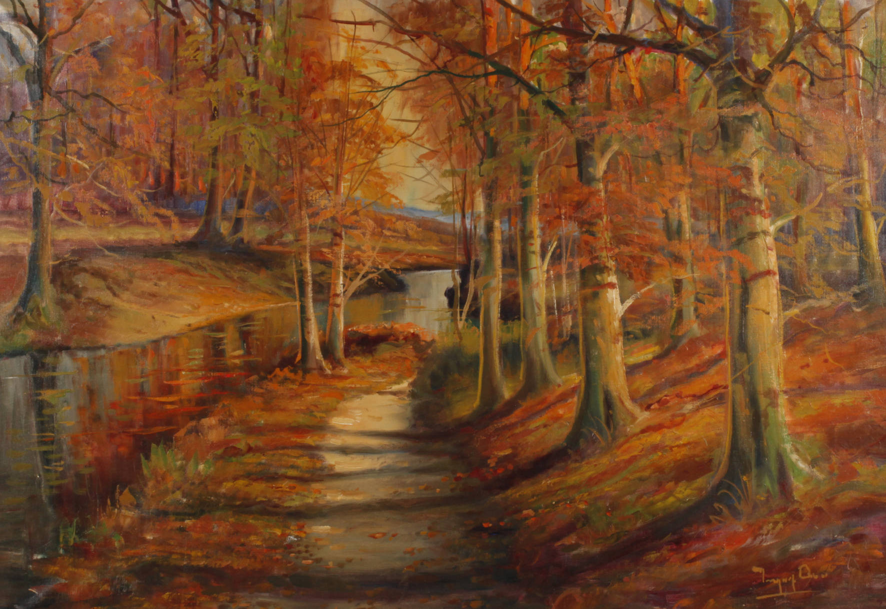 Ingolf Due, Im Herbstwald