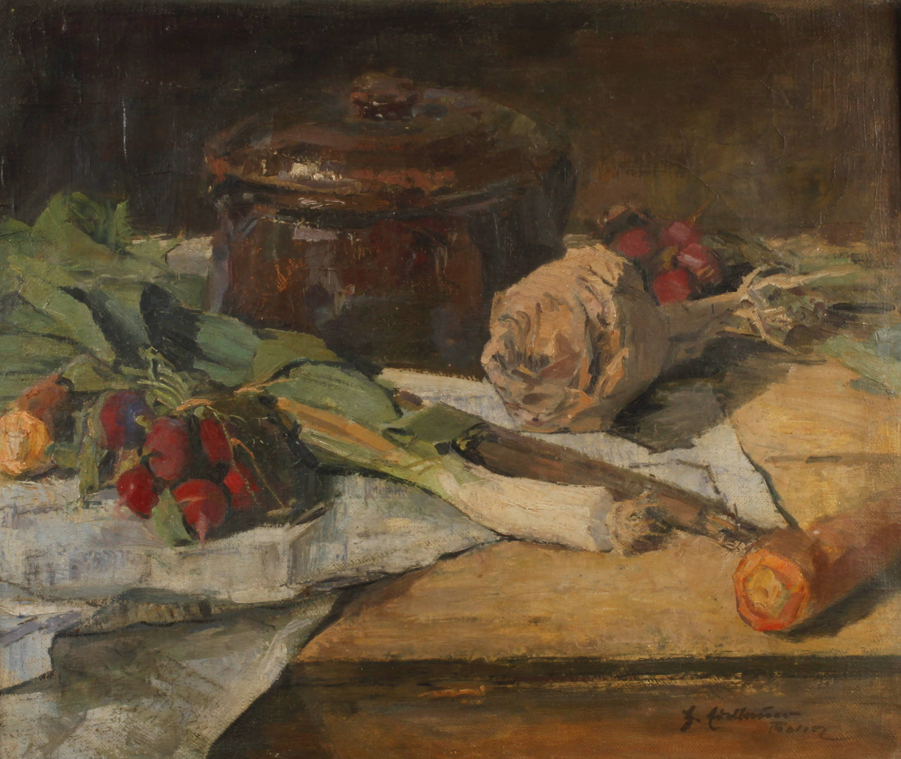 Hermann Edelbauer, Küchenstillleben