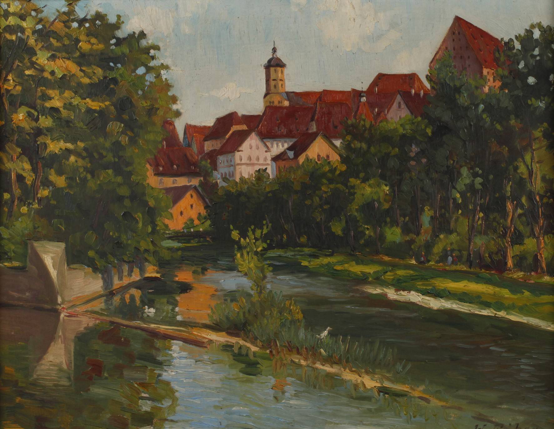 Hans Heinrich Eiber, Stadt am Fluss