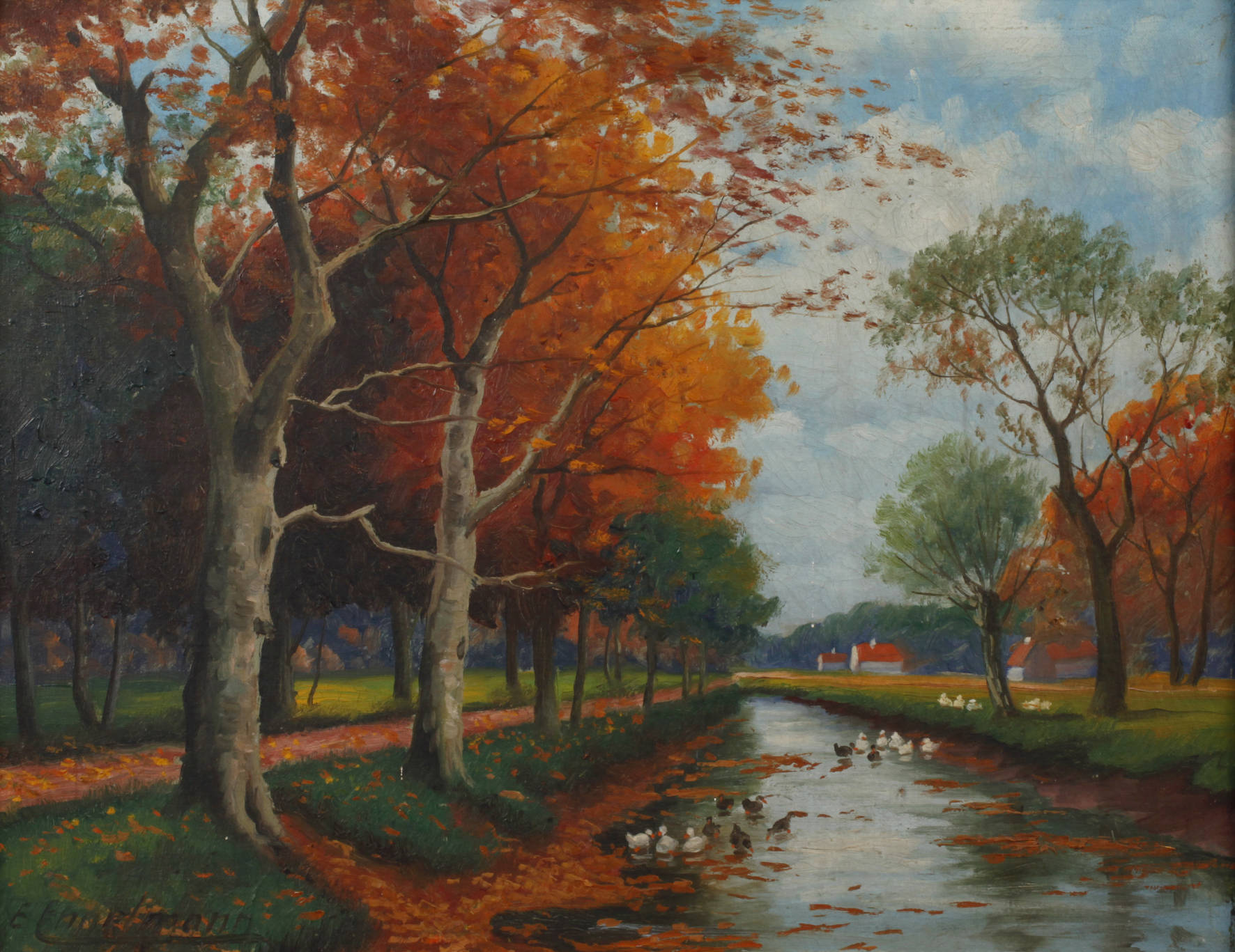 Eva Engelmann, Herbst am Kanal