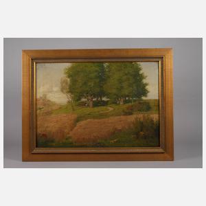 August Falcke, Mädchen in Erntelandschaft