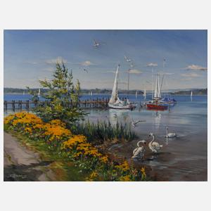 Alfred Fritzsching, Sommertag am See