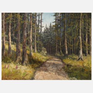 Günther Frühmesser, Sonniger Waldweg