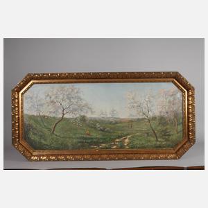 Hans Greinke, Frühlingslandschaft bei Weimar