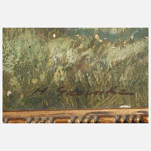 Hans Greinke, Frühlingslandschaft bei Weimar