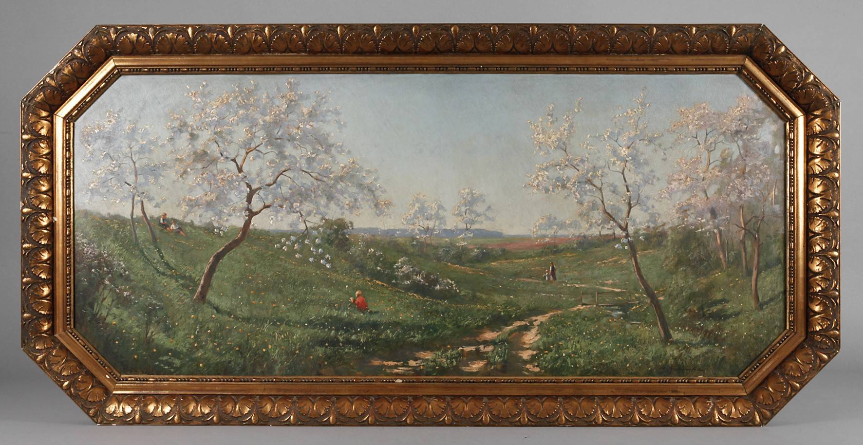 Hans Greinke, Frühlingslandschaft bei Weimar