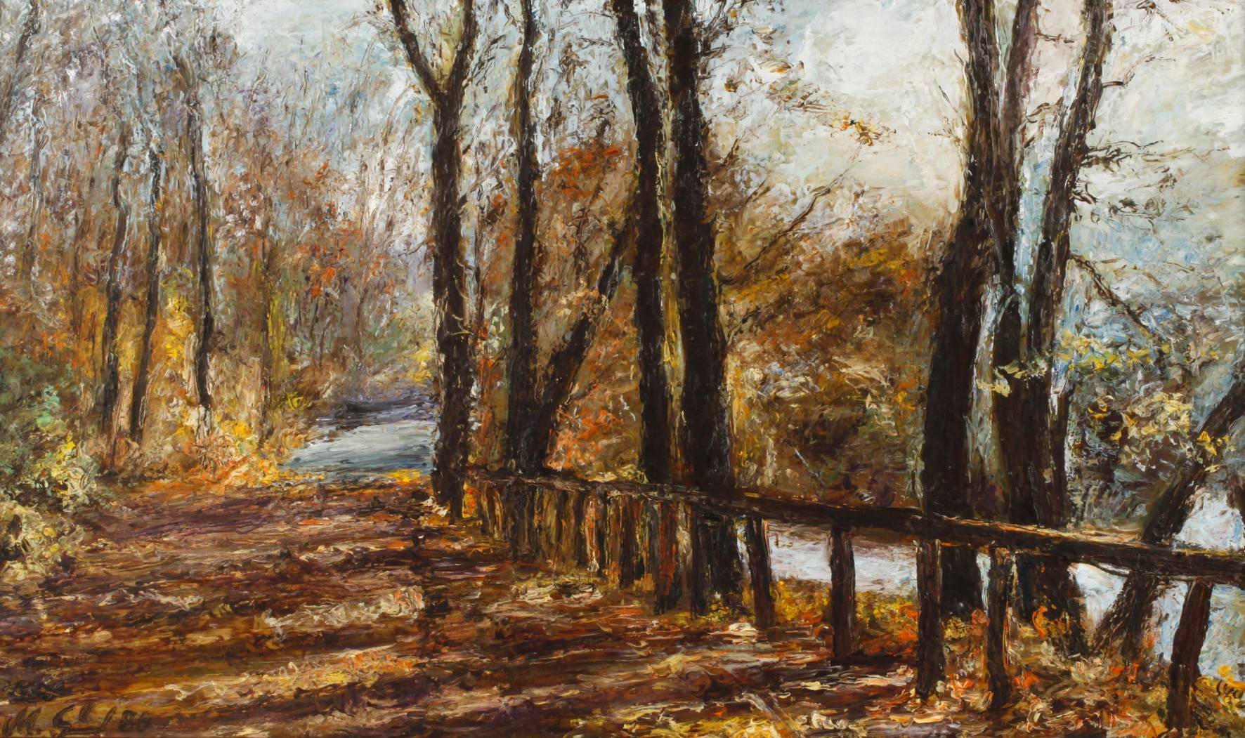 Martin Grünert, ”Ein Weg an der Saale”