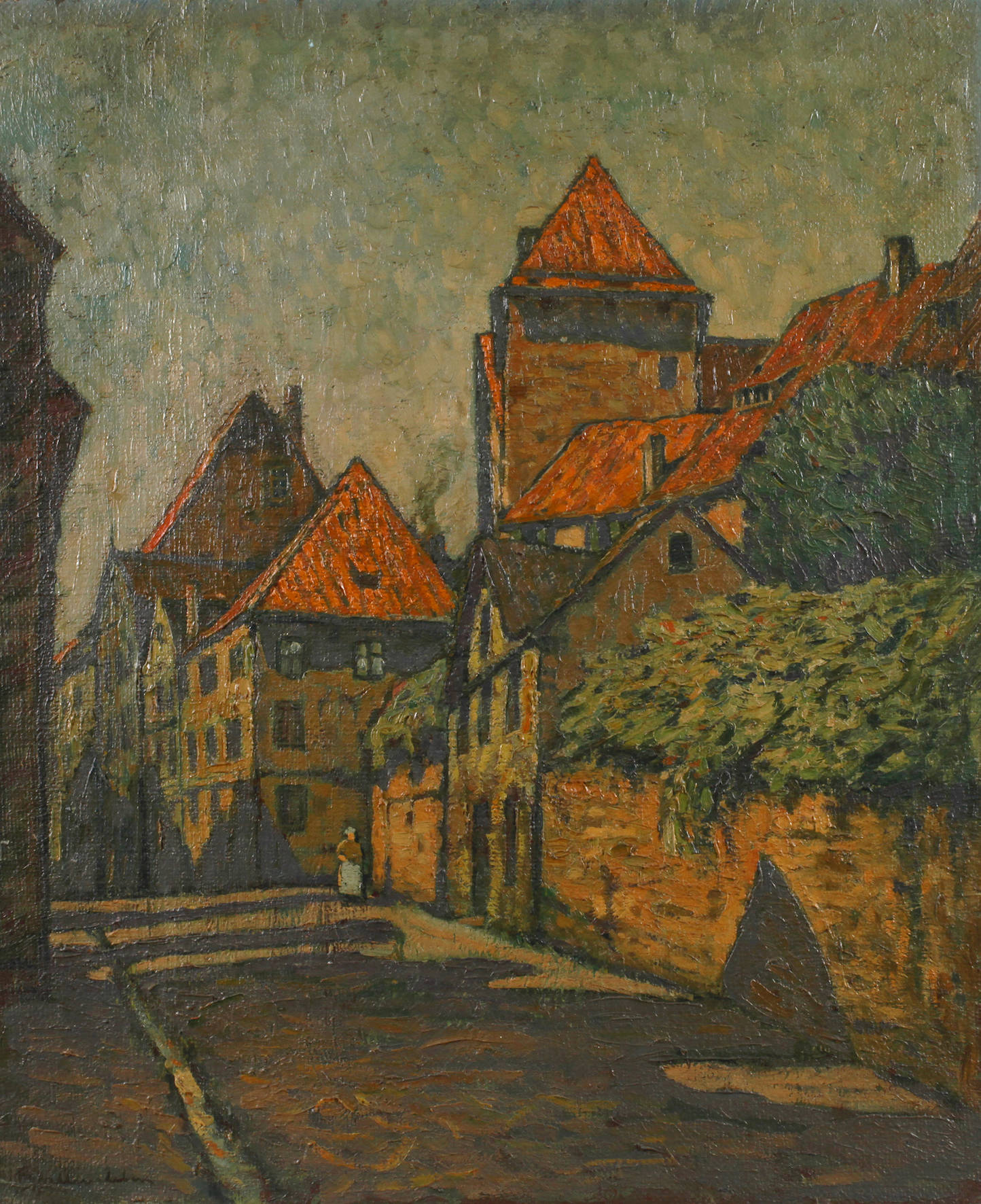 Max Hallensleben, Sonnige Altstadtgasse