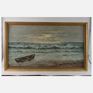 Heinrich Herrmann, Boot am Strand
