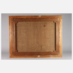 L. Heyder, Waldlichtung mit Rehen