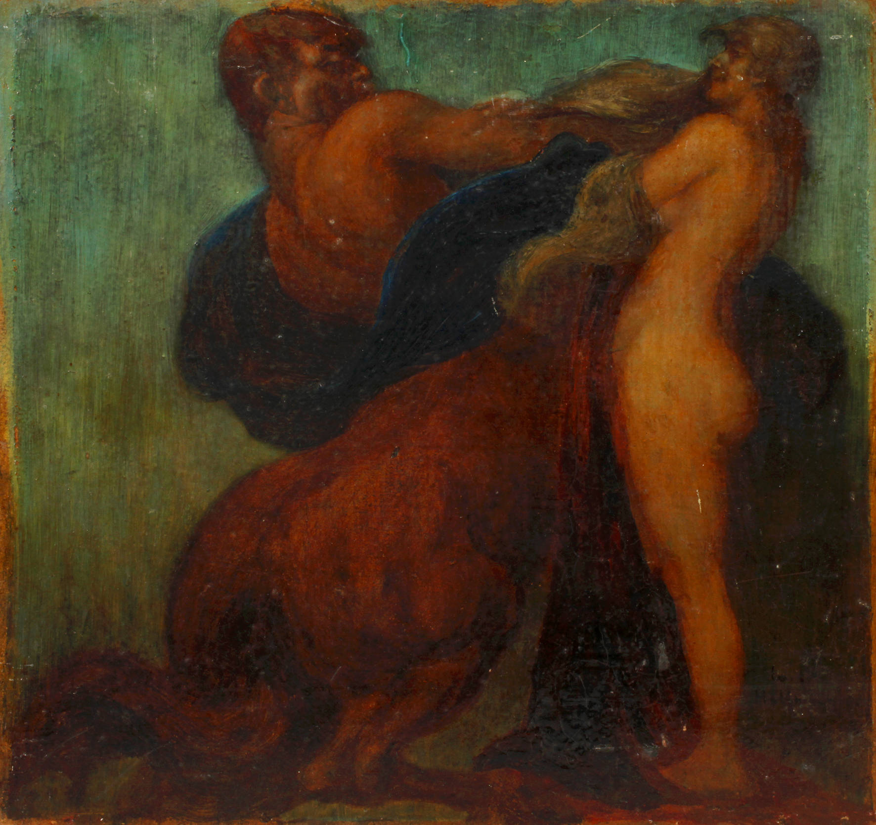 Carl Hollmann, Kentaur mit Mädchenakt