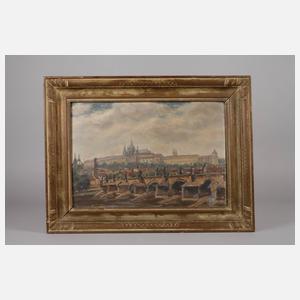 Prof. Bohumil Hradecny, Ansicht Prag