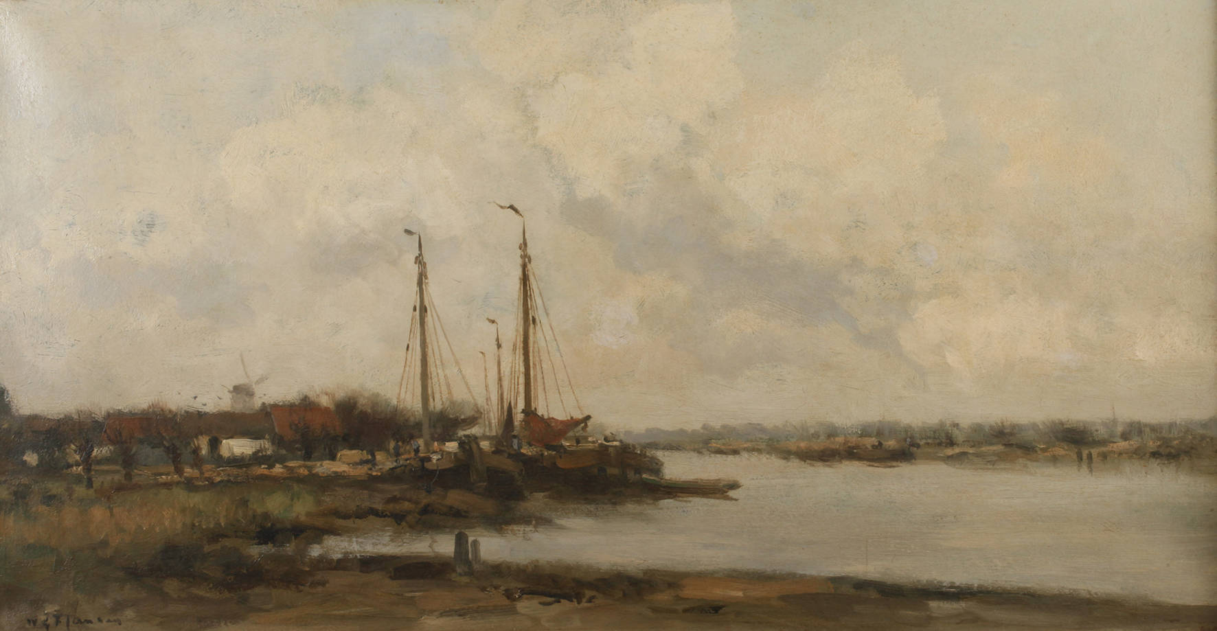 Willem George Frederik Jansen, Küstenlandschaft