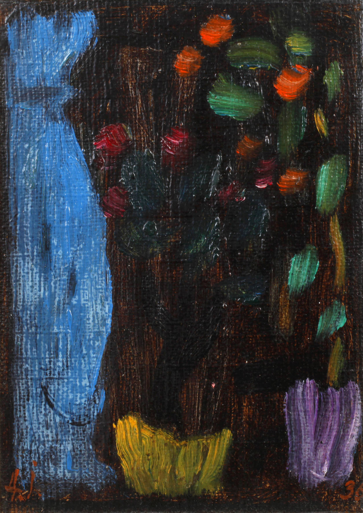 Alexej von Jawlensky, ”Blumen mit blauer Vase”