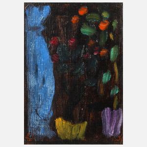 Alexej von Jawlensky, ”Blumen mit blauer Vase”