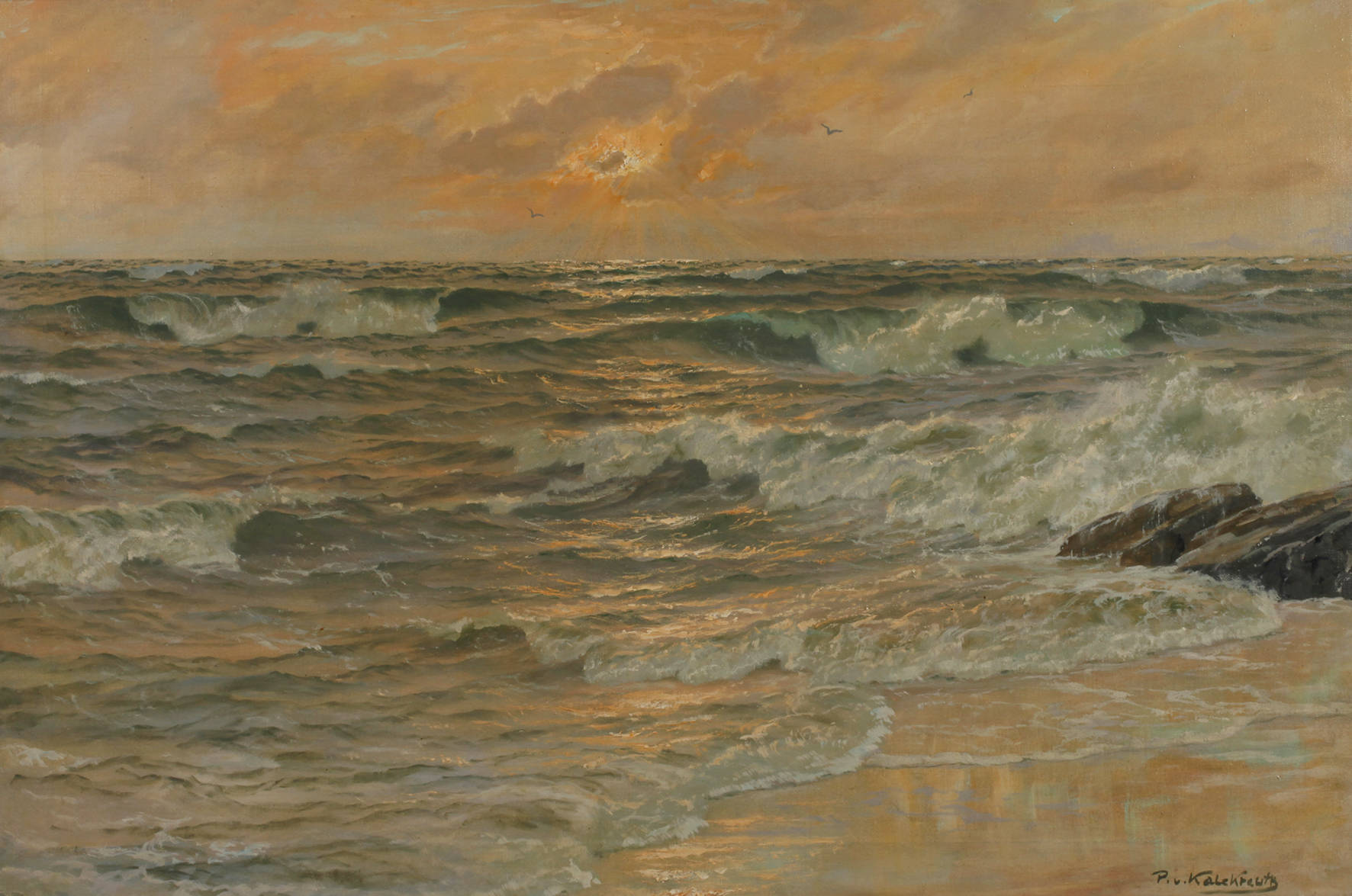 Patrick von Kalckreuth, Meeresbrandung