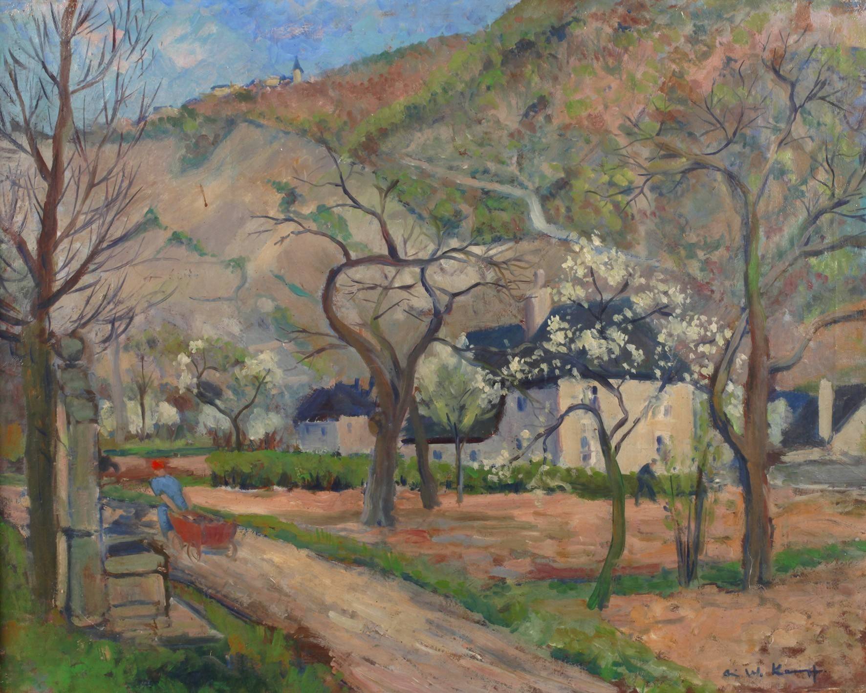 Ari Walter Kampf, Frühlingslandschaft