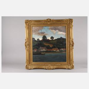 Prof. Eugen Kampf, Sommerliche Flusslandschaft