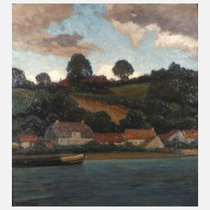 Prof. Eugen Kampf, Sommerliche Flusslandschaft