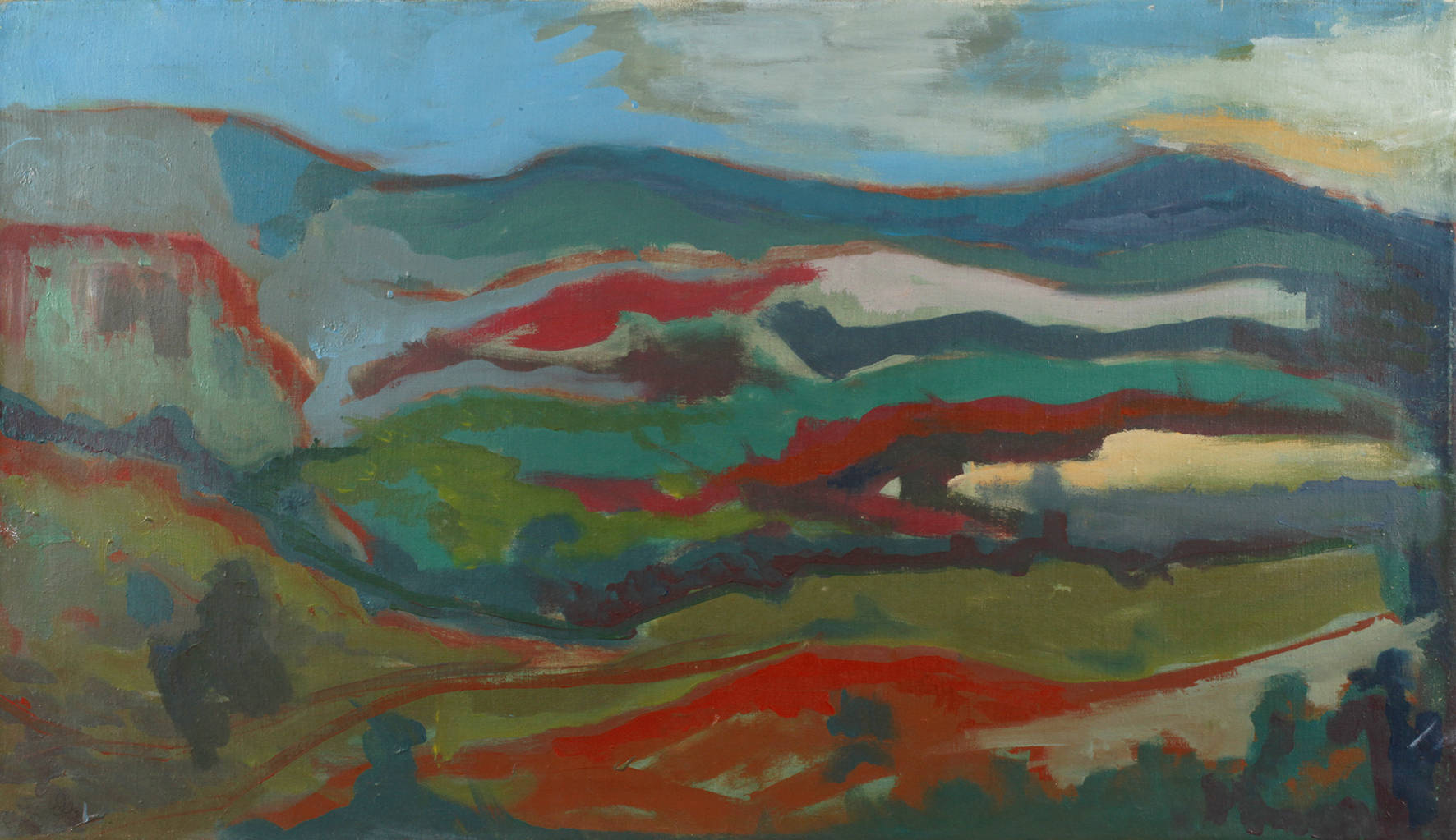 E. Koch, Expressive Sommerlandschaft