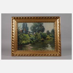 Carl Lange, Spaziergänger am Fluss