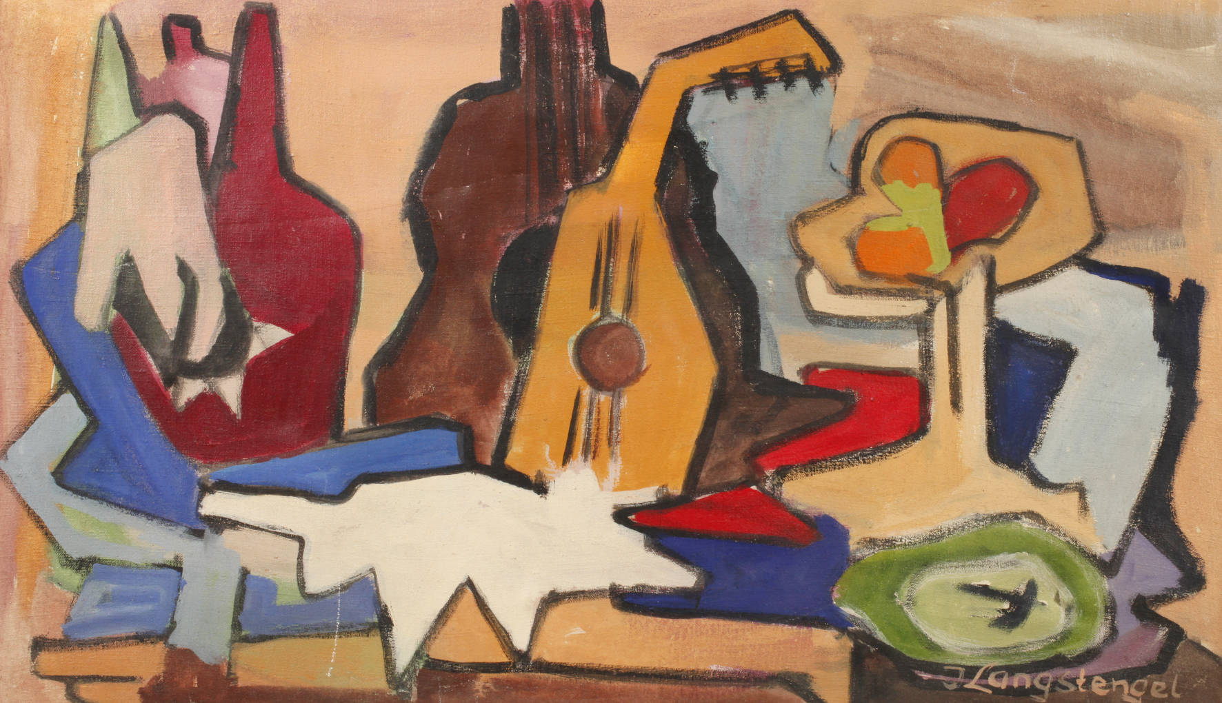 J. Langstengel, Instrumentenstillleben