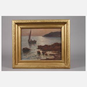 Oskar Larson, Fischer in der Dämmerung