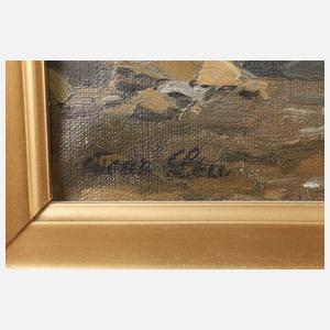 Oskar Leu, ”Waldschleuse im Harz”