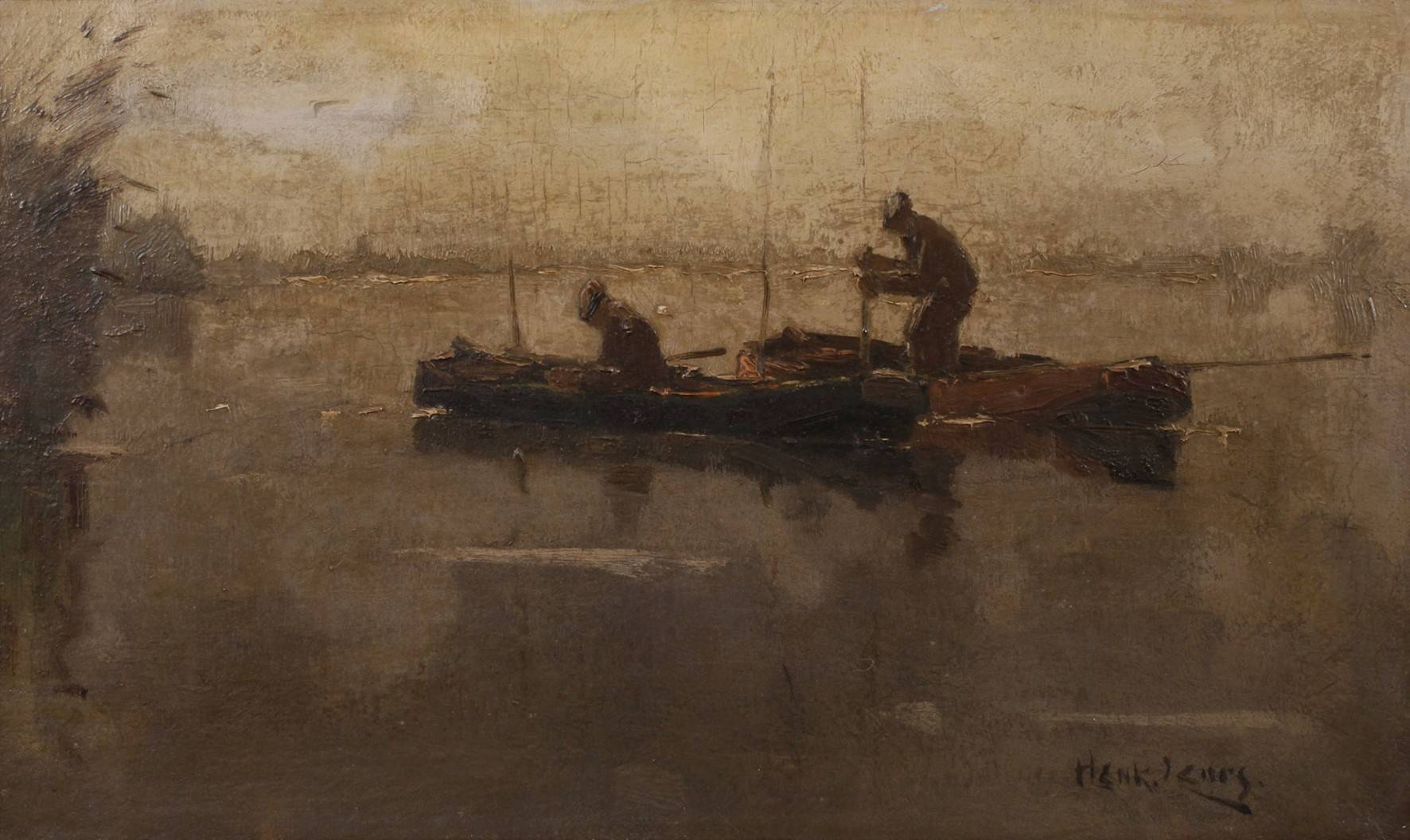 Henk Leurs, Fischer in der Dämmerung