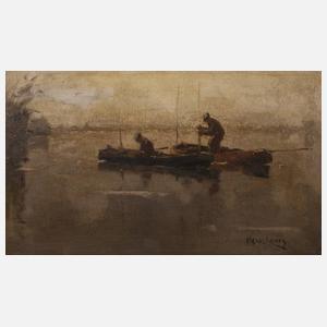 Henk Leurs, Fischer in der Dämmerung