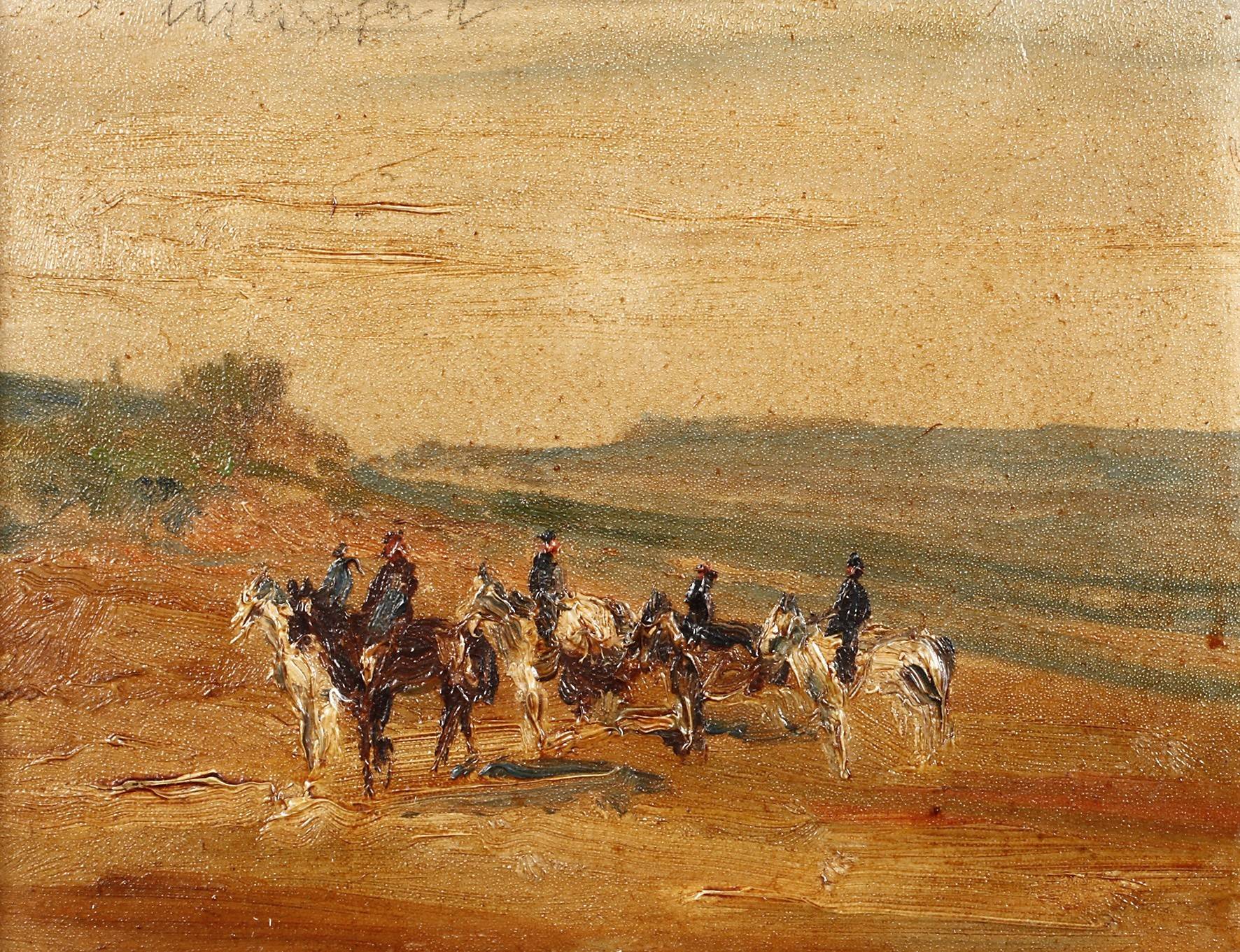 Prof. Max Mayrshofer, Reiter am Fluss