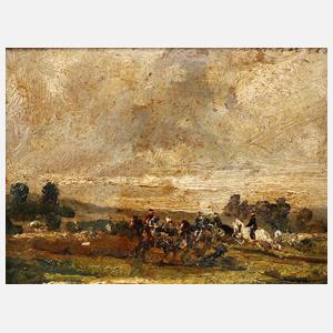 Prof. Max Mayrshofer, Reiter am Fluss