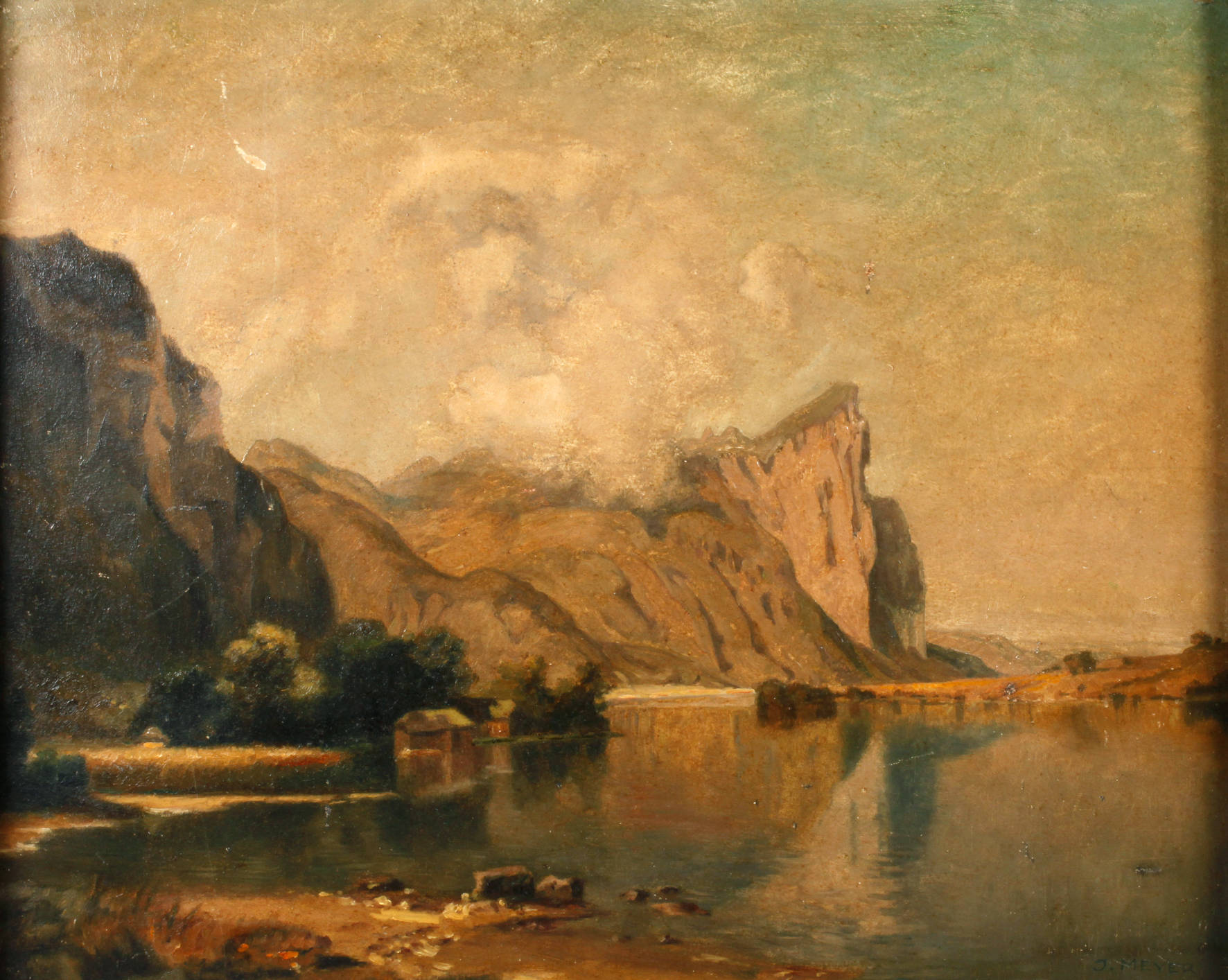 Jacob Meyer, attr., Gebirgssee