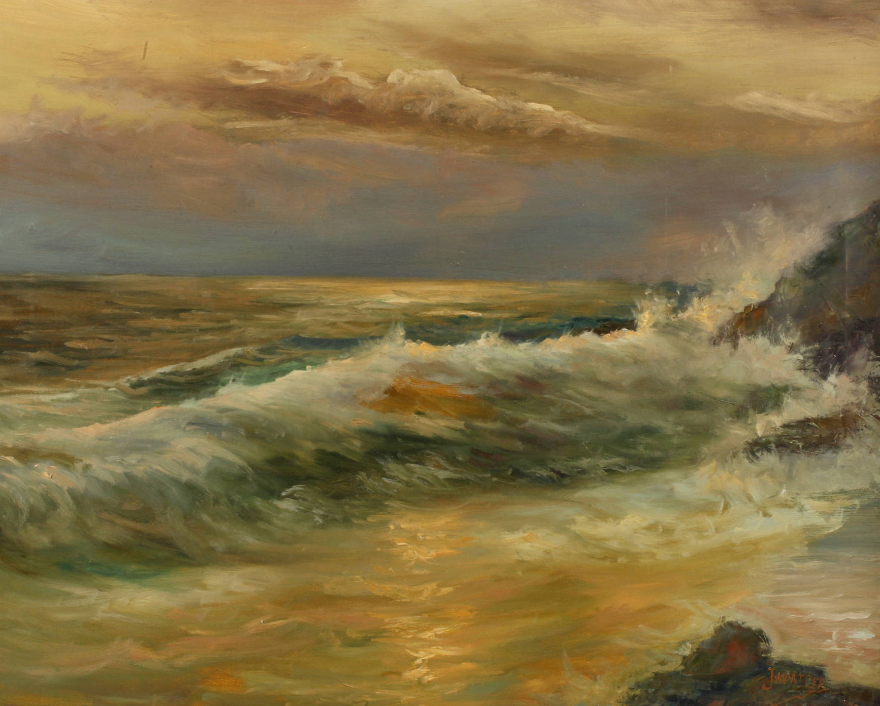 Prof. Jafar Montazer, Meeresbrandung