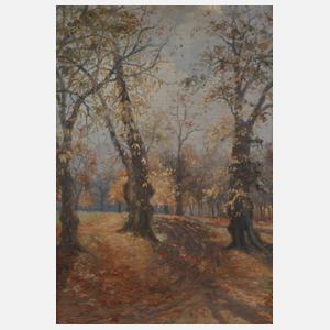 Max Oehler, Herbstliche Allee