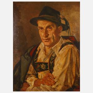 Gisbert Palmié, Bauer in Tracht