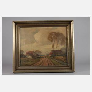 Wilhelm Reuter, Sommerliche Dorfansicht