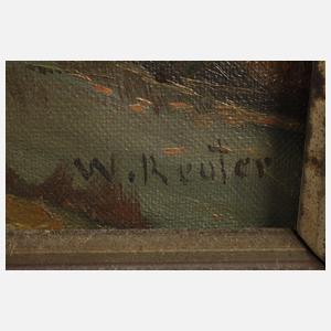 Wilhelm Reuter, Sommerliche Dorfansicht